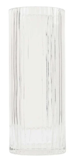 Rille glassvase