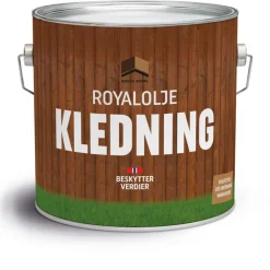 royalolje for kledning og takbord