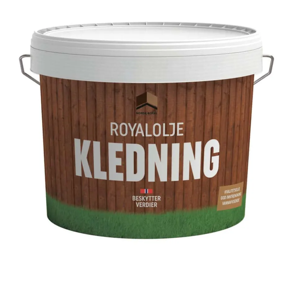 royalolje for kledning og takbord