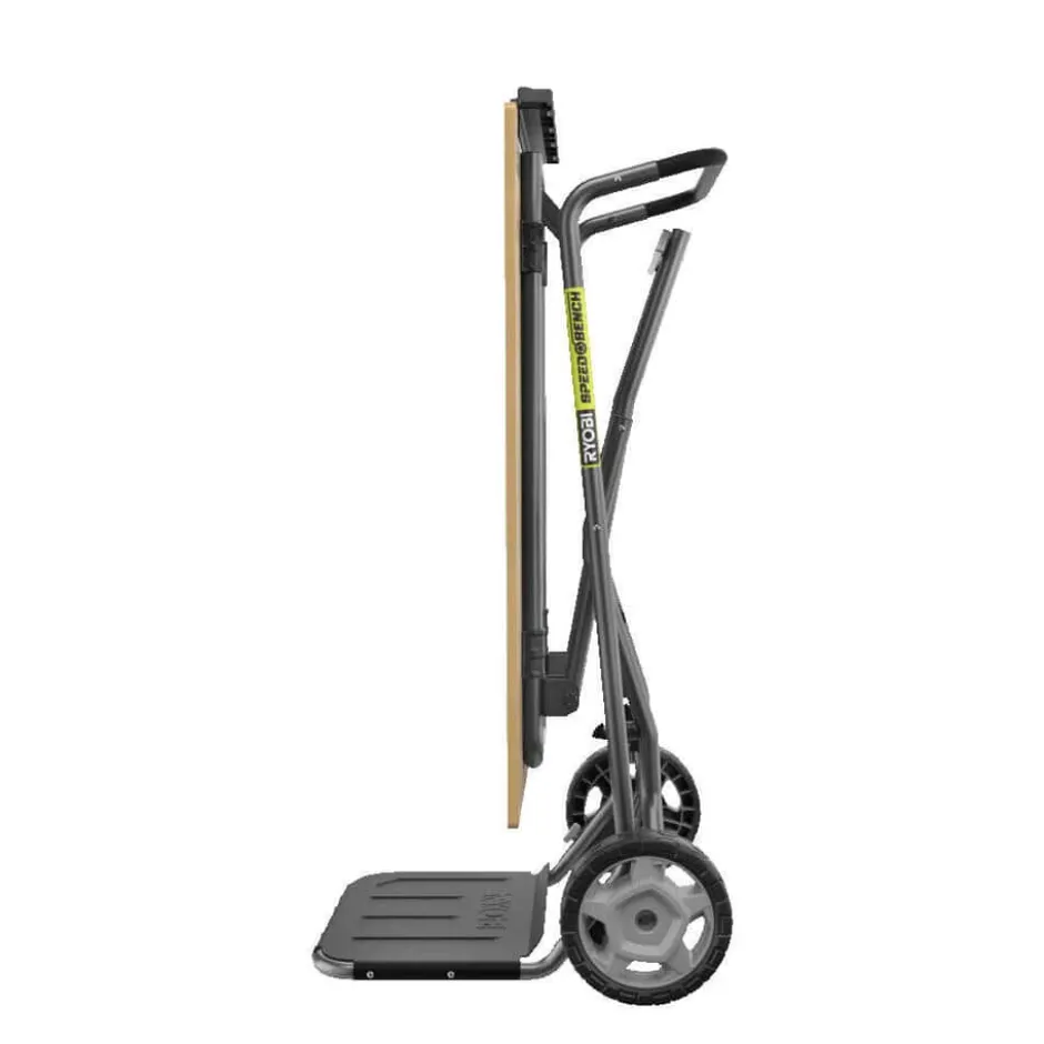 Ryobi 2-i-1 arbeidsbenk/transport tralle