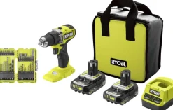 Ryobi ONE+ HP RDD18C-2C20SA32HP bor/skrutrekker m/2 batterier