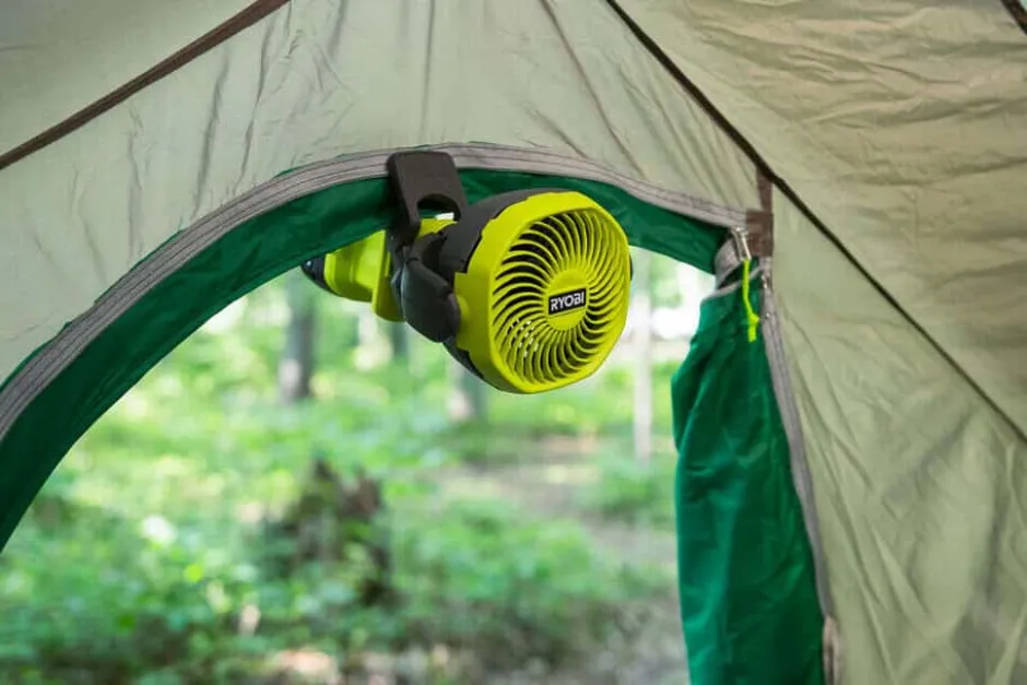 Ryobi ONE+ RCF18-0 vifte med klemme u/batteri
