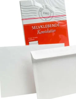 Selvklebende konvolutter