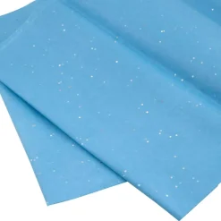 Silkepapir med glitter 6pk