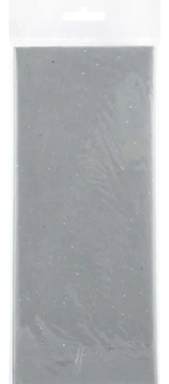 Silkepapir med glitter 6pk