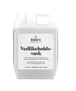 SiOO:X vedlikeholdsvask