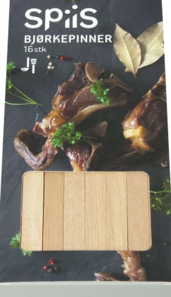 SPiiS bjørkepinner 16stk