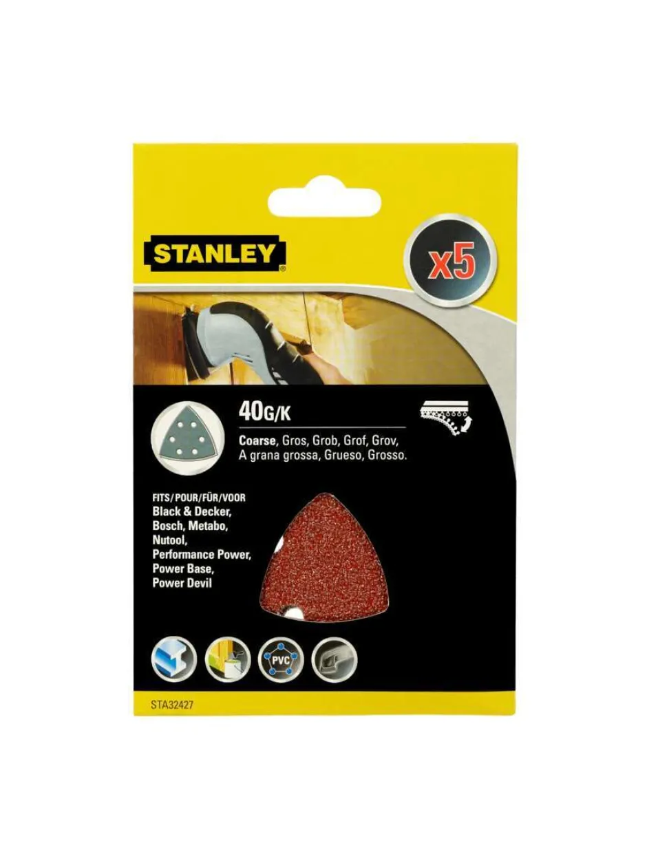 Stanley STA33466 Delta slipepapir 5-pk