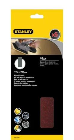 Stanley STA31001 slipepapir 5-pk