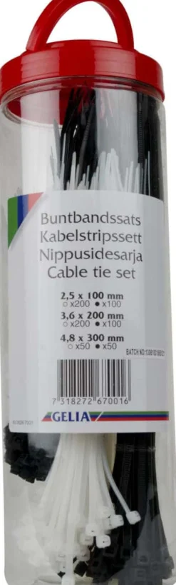 Strips mix nøytral/svart 700 stk