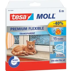 tesa® Premium Flexible transparent tetningslist