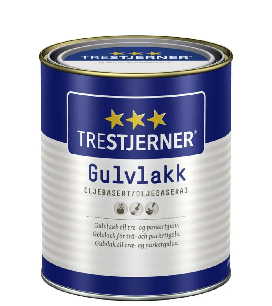Trestjerner gulvlakk oljebasert blank