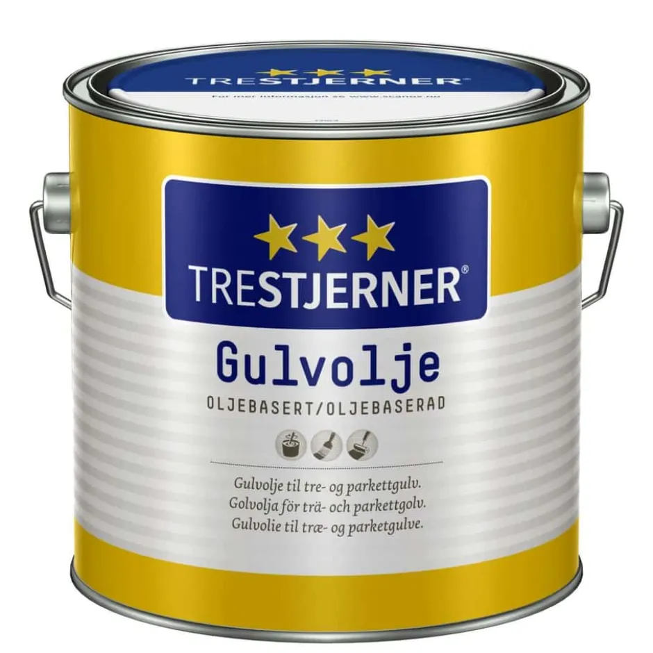 Trestjerner Gulvolje