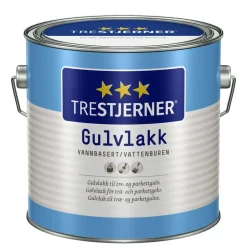 Trestjerner 40/halvblank gulvlakk