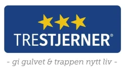 TreStjerner 40/halvblank gulvmaling