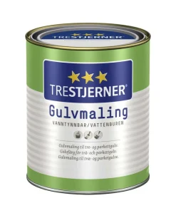 TreStjerner 80/helblank gulvmaling